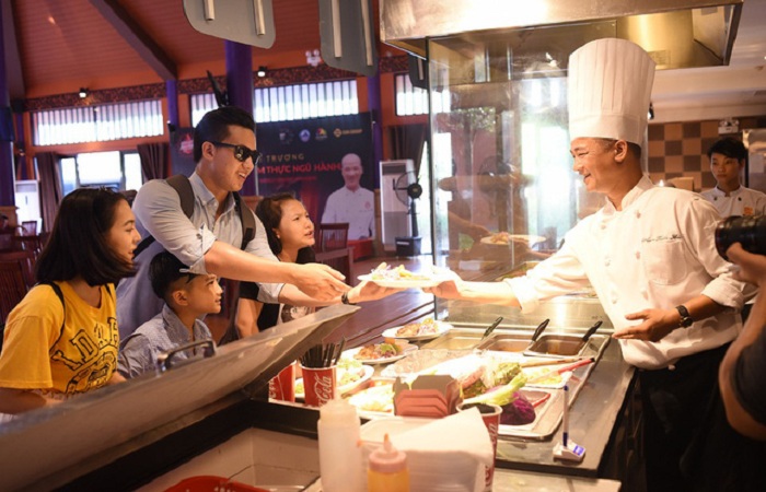 Không gian ẩm thực Ngũ hành tại Đà Nẵng