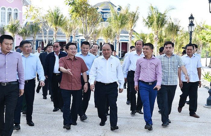 Thủ tướng cùng đoàn Công tác đến làm việc tại Kiên Giang