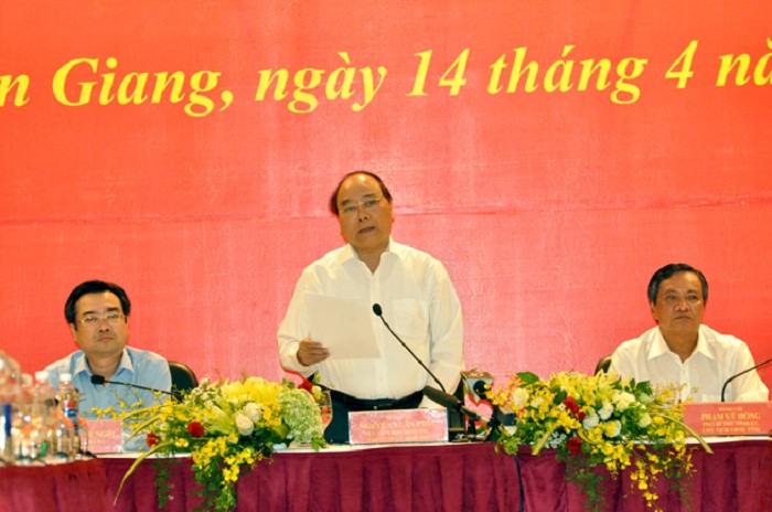 Thủ tướng tới thăm và làm việc tại tỉnh Kiên Giang