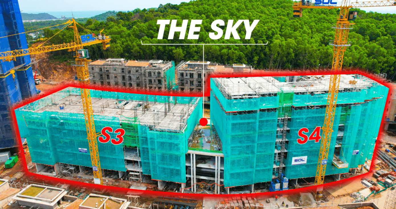 Tiến độ Căn hộ The Sky đầu năm 2022