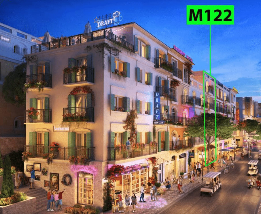 Shophouse thị trấn địa trung hải sở hữu vị trí đẹp