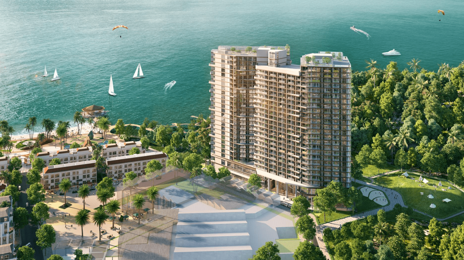 Các sản phẩm chung cư Sun Cát Bà đều sở hữu lợi thế kết nối ấn tượng