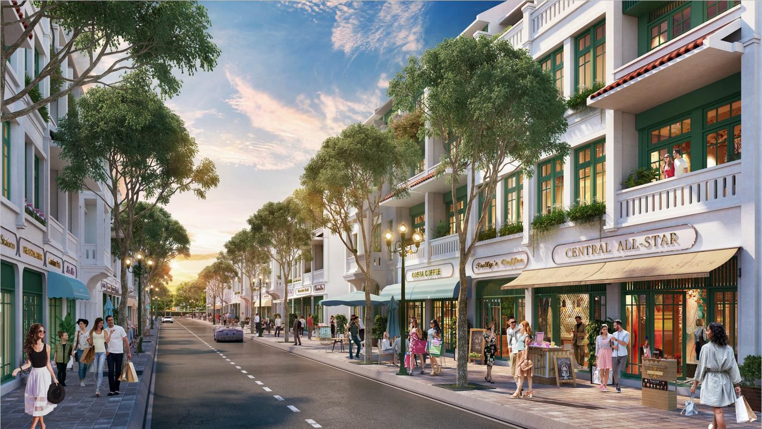 Vị trí đắc địa tạo nên giá trị cho Shophouse