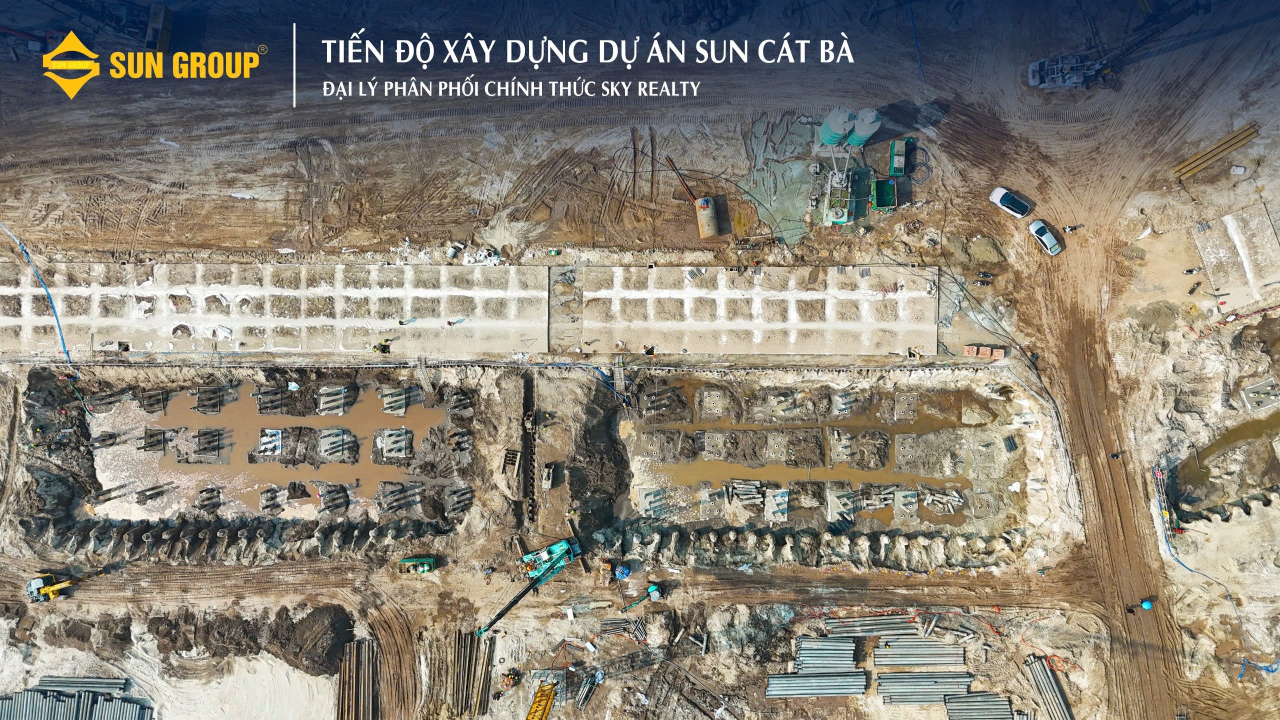 Tiến độ Xanh Island Cát Bà cập nhật mới nhất 2025