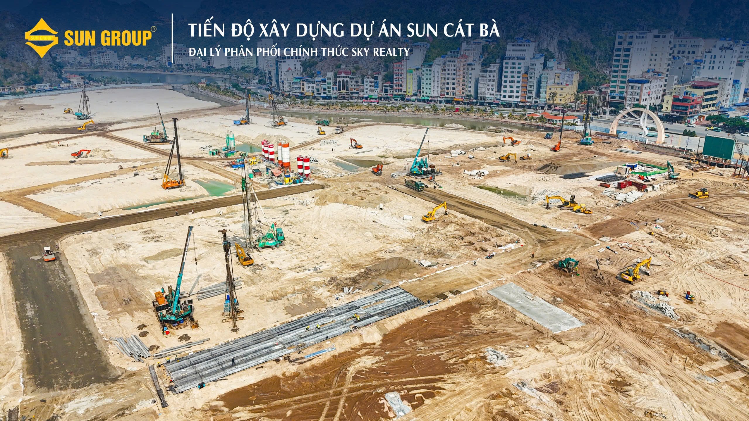 Sun Cát Bà đang gấp rút tiến độ thi công, chờ ngày ra hàng