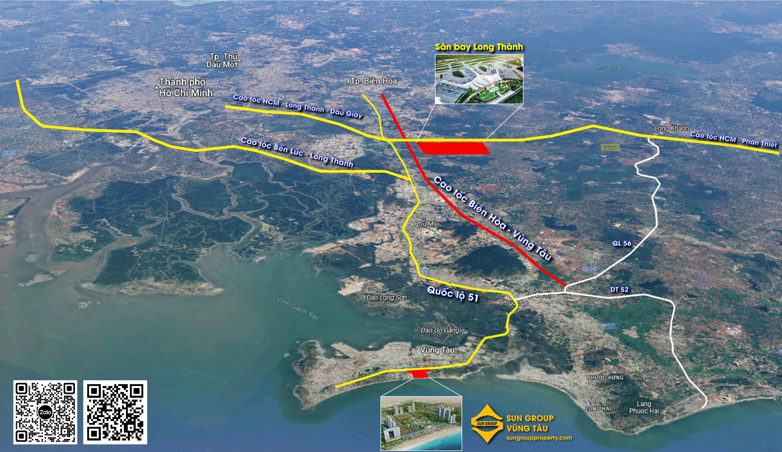 Vị trí chiến lược Sun Group Vũng Tàu