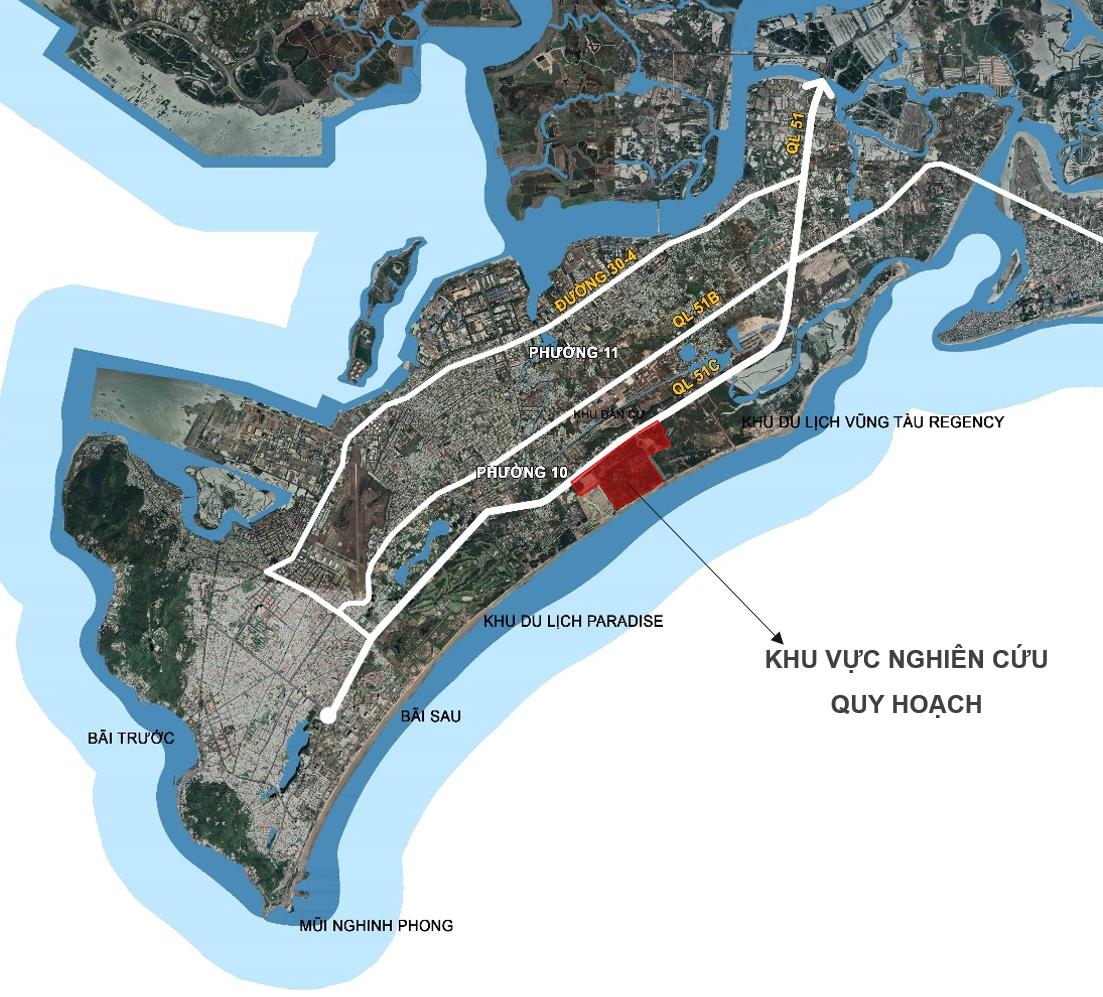 Vị trí dự án Sun Vũng Tàu