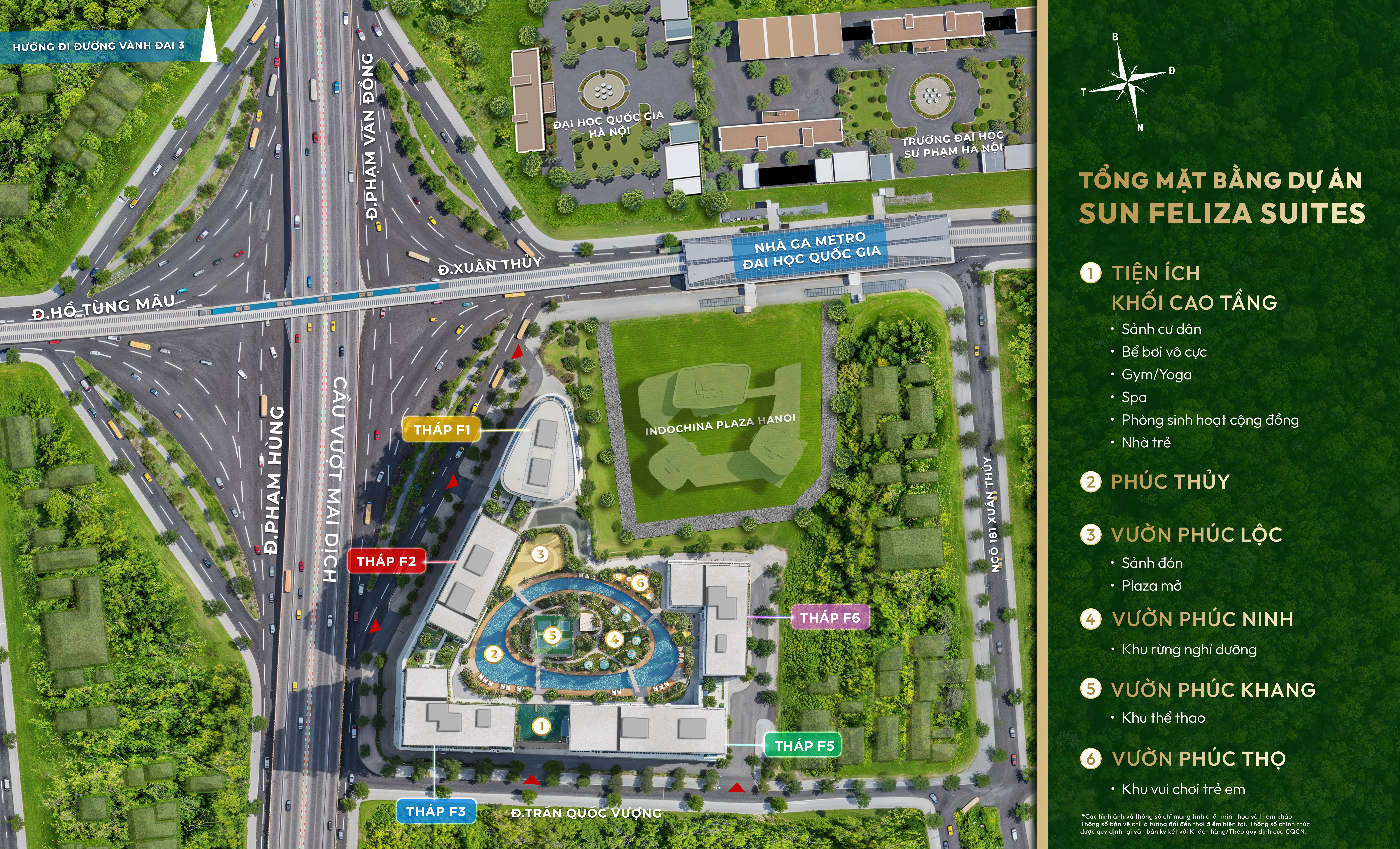 Tổng mặt bằng dự án Sun Feliza Suites Tổng mặt bằng dự án Sun Feliza Suites