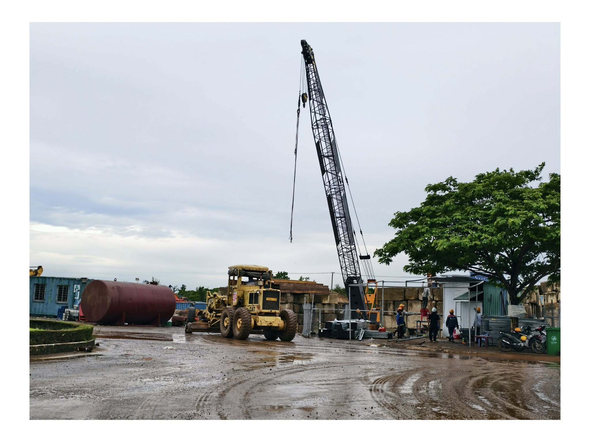 Công trình thi công tấp nập tại Blanca City