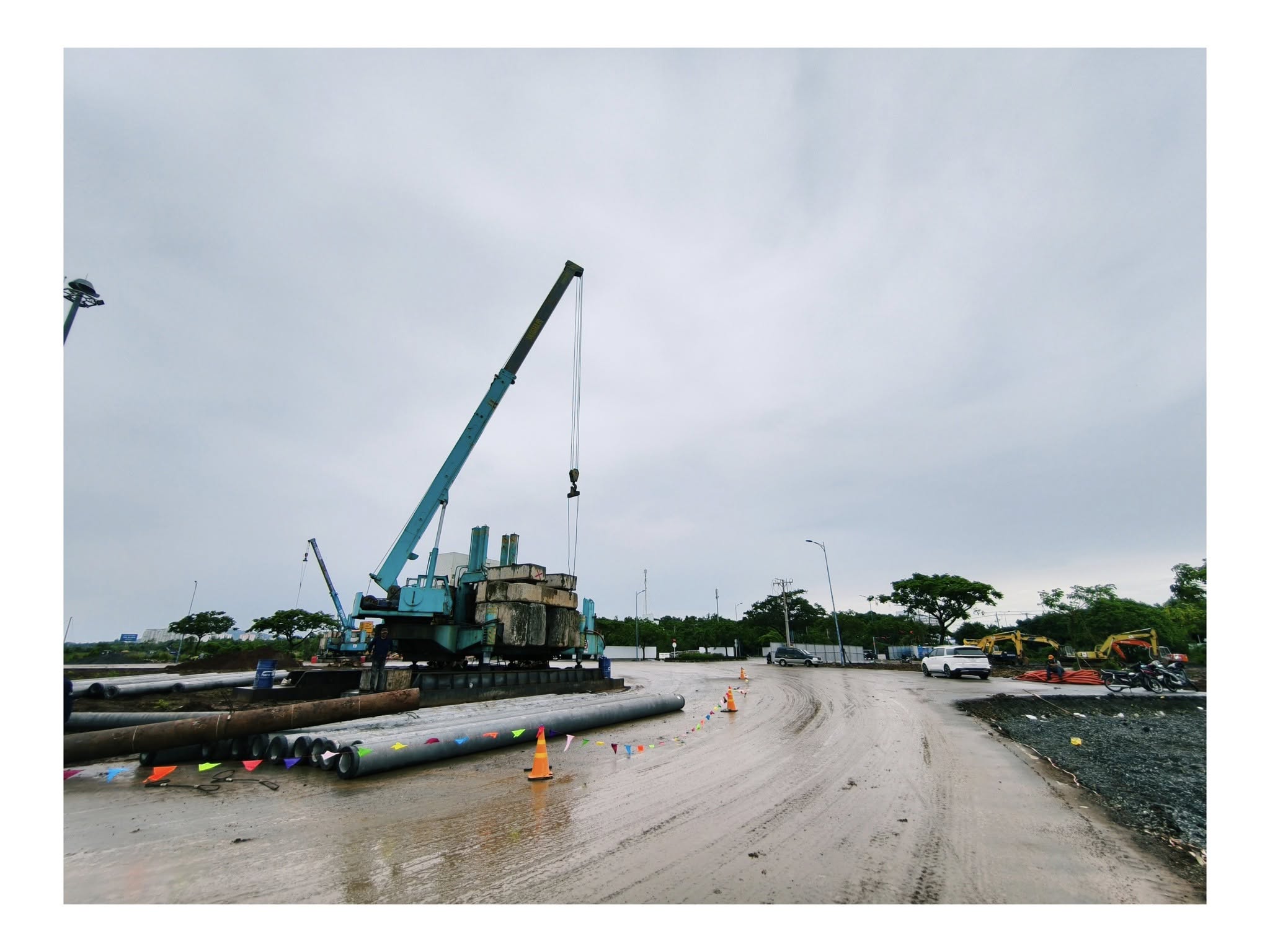 Một số hình ảnh cập nhật tiến độ dự án tháng 6/2025