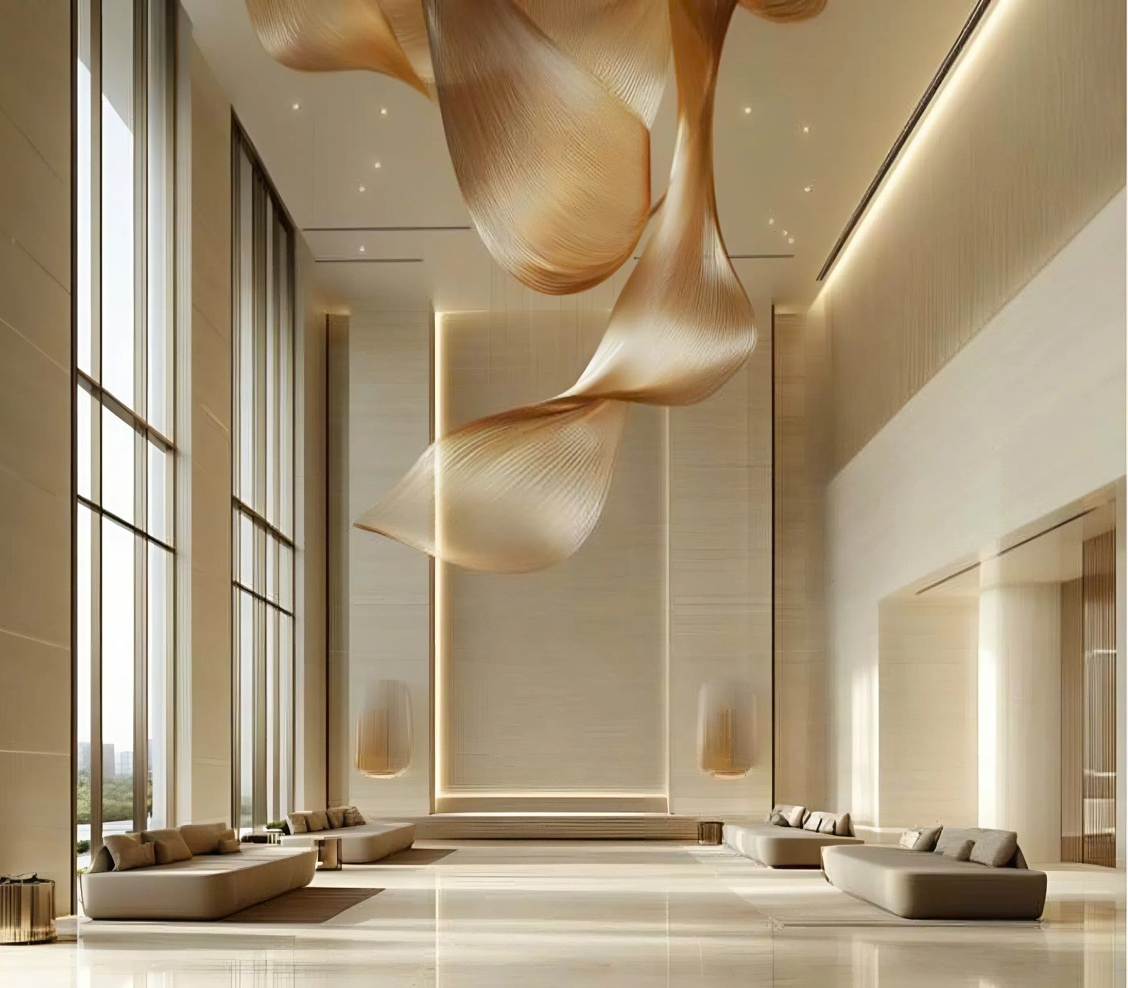 Sảnh căn hộ Sun Feliza Suites