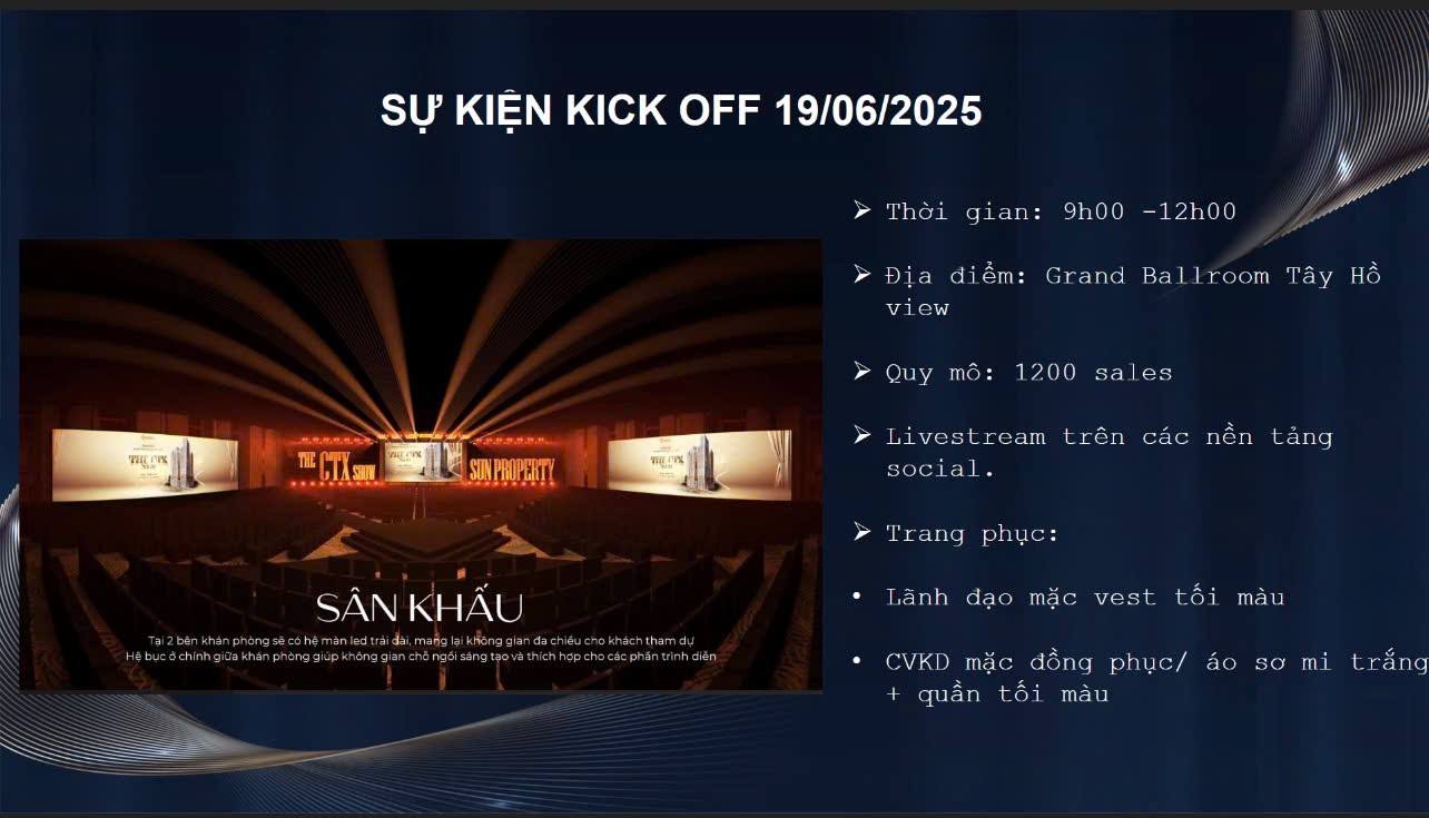 Timeline triển khai dự án The CTX Cầu Giấy