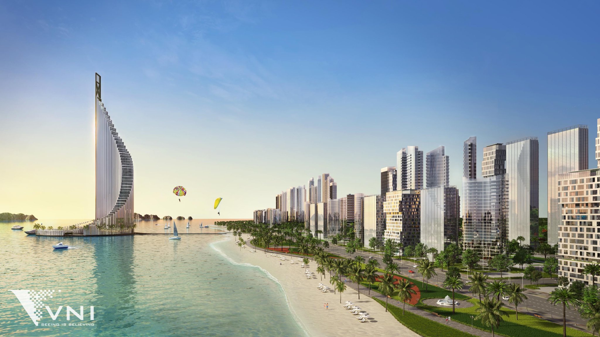 Sun Centro Town tọa lạc ngay trung tâm Bãi Cháy