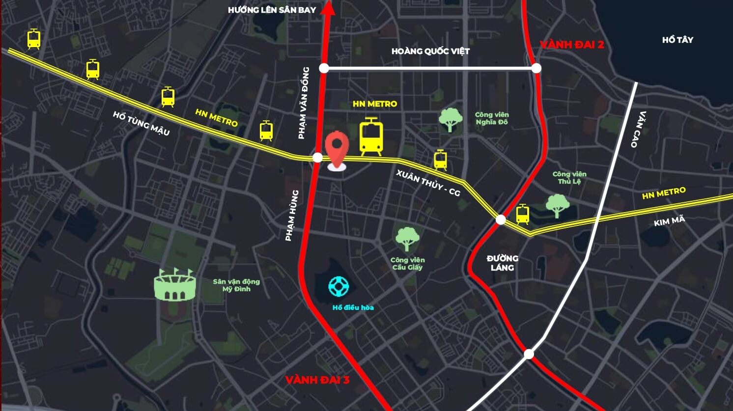 Vị trí TOD đắt giá 