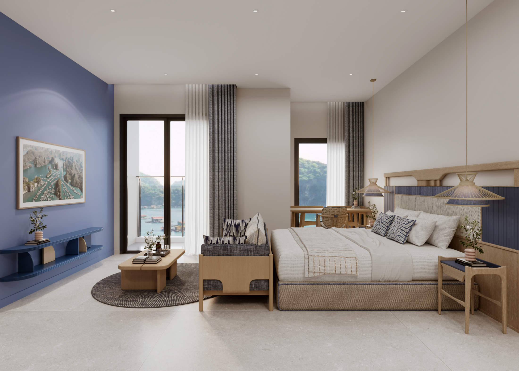 Căn hộ 1PN+ tại Sun Centro Town