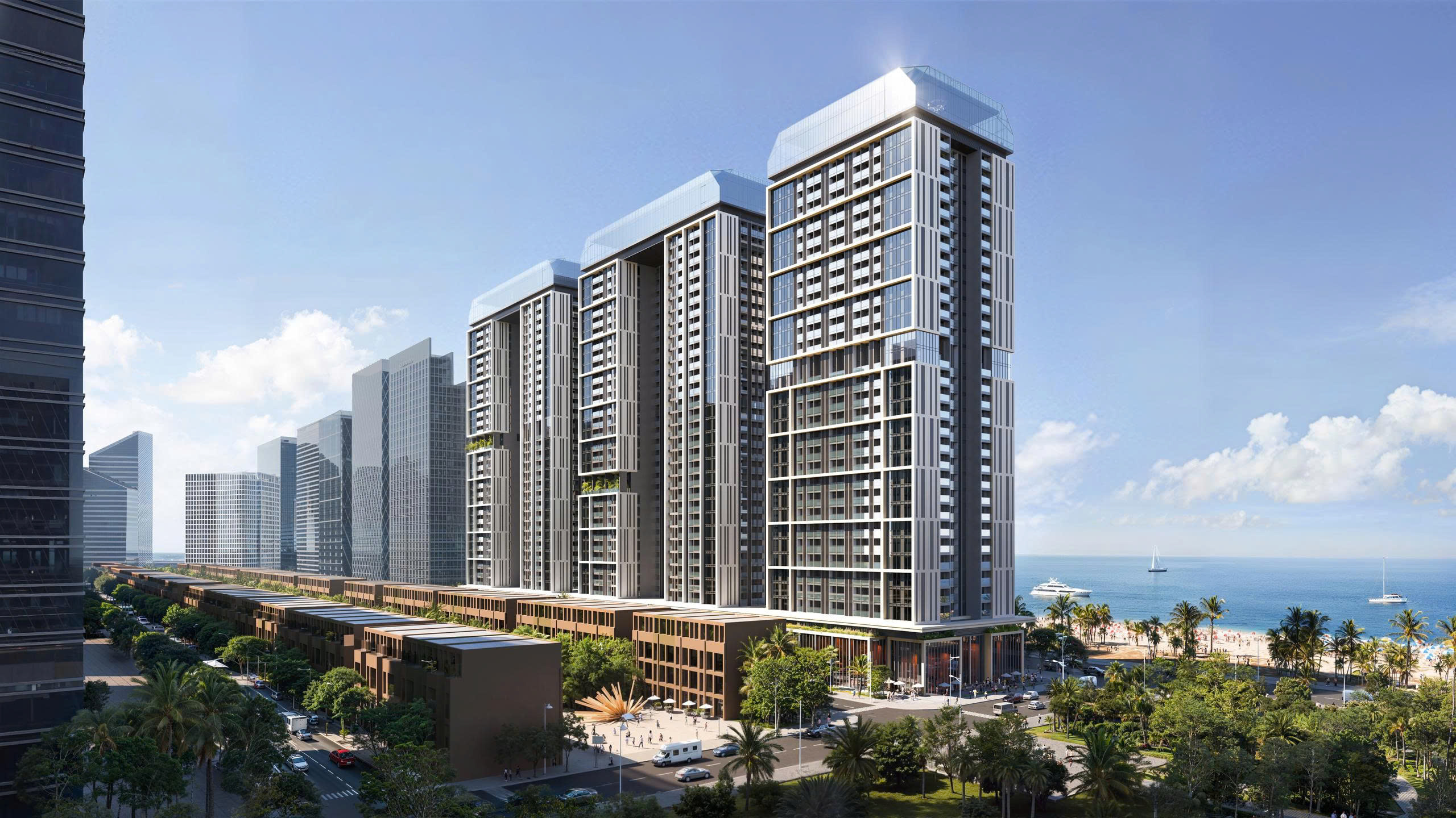 Sun Centro Town sở hữu vị trí “kim cương” ngay trung tâm Sun Elite City