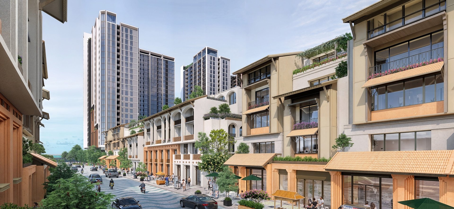 Kiến trúc của dự án Sun Nha Trang là sự kết hợp hài hòa giữa thiên nhiên và hiện đại