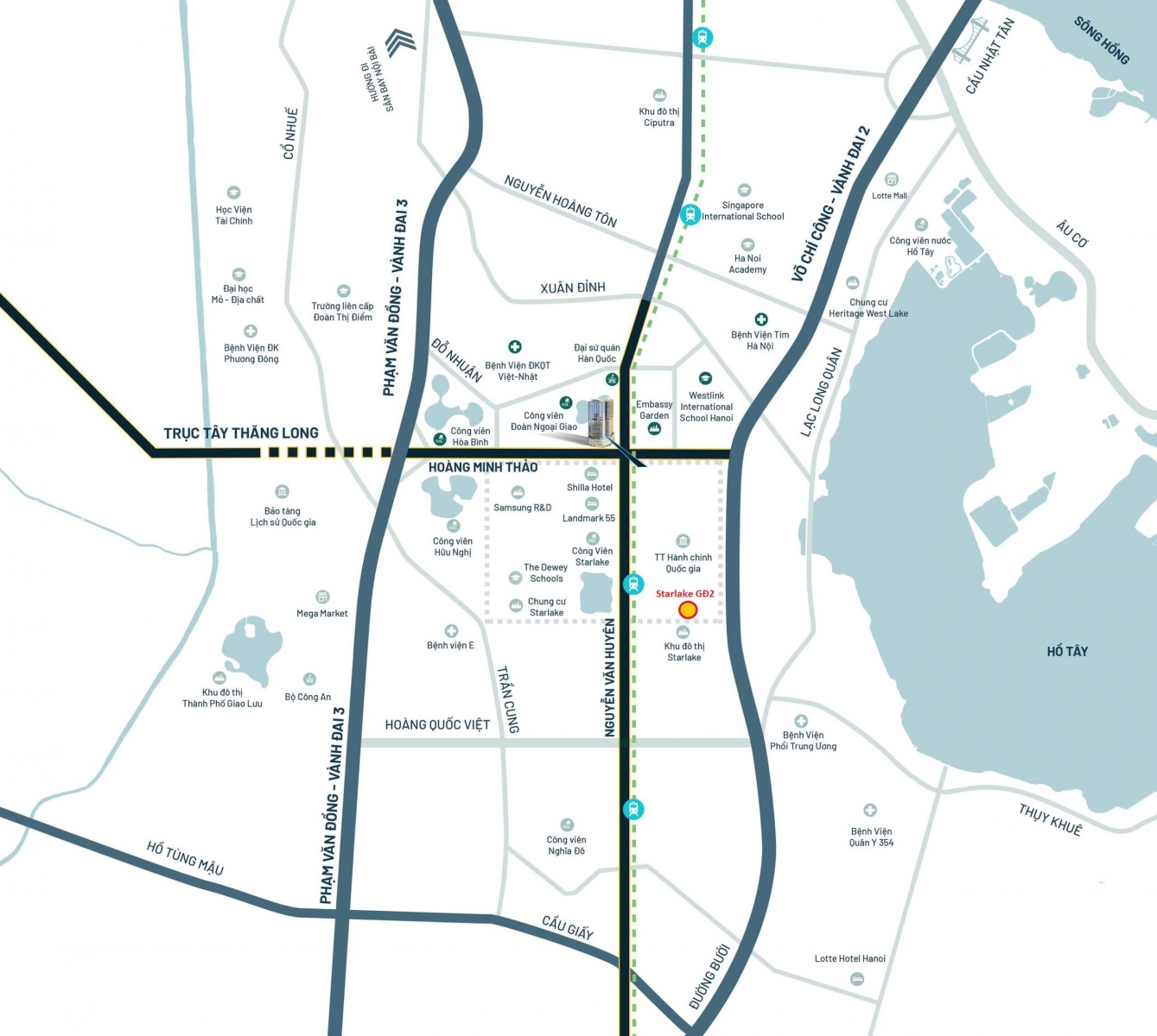 Đô thị Tây Hồ Tây - Vị trí chiến lược – Trái tim kết nối của Thủ đô