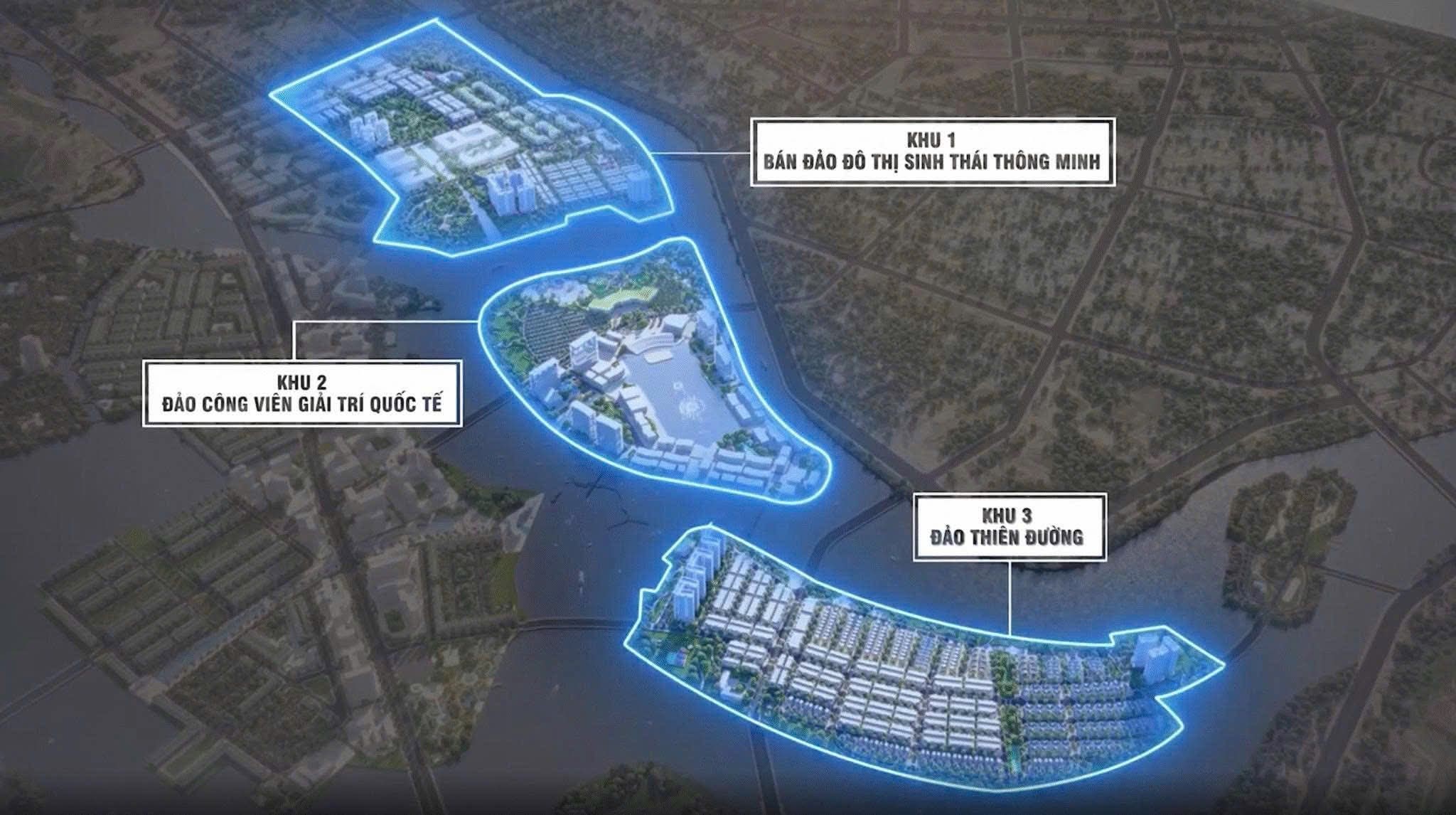 Ba phân khu chính tại khu đô thị Sun Nha Trang