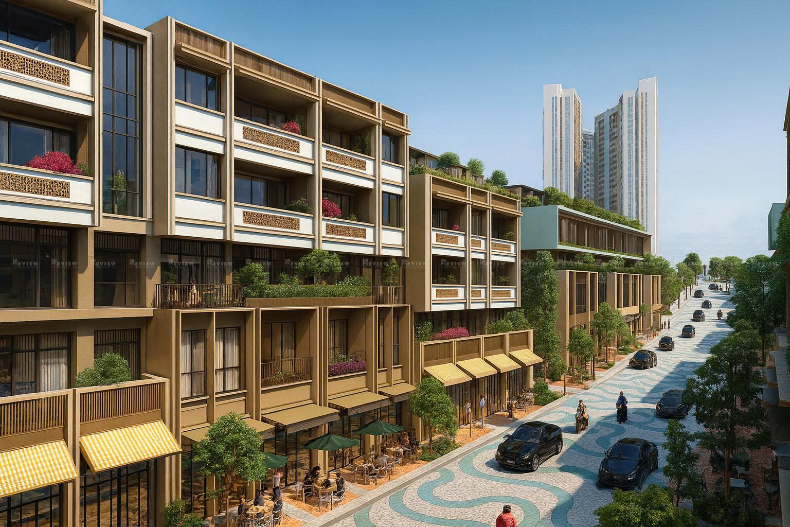 Phối cảnh (dự kiến) sản phẩm thấp tầng 