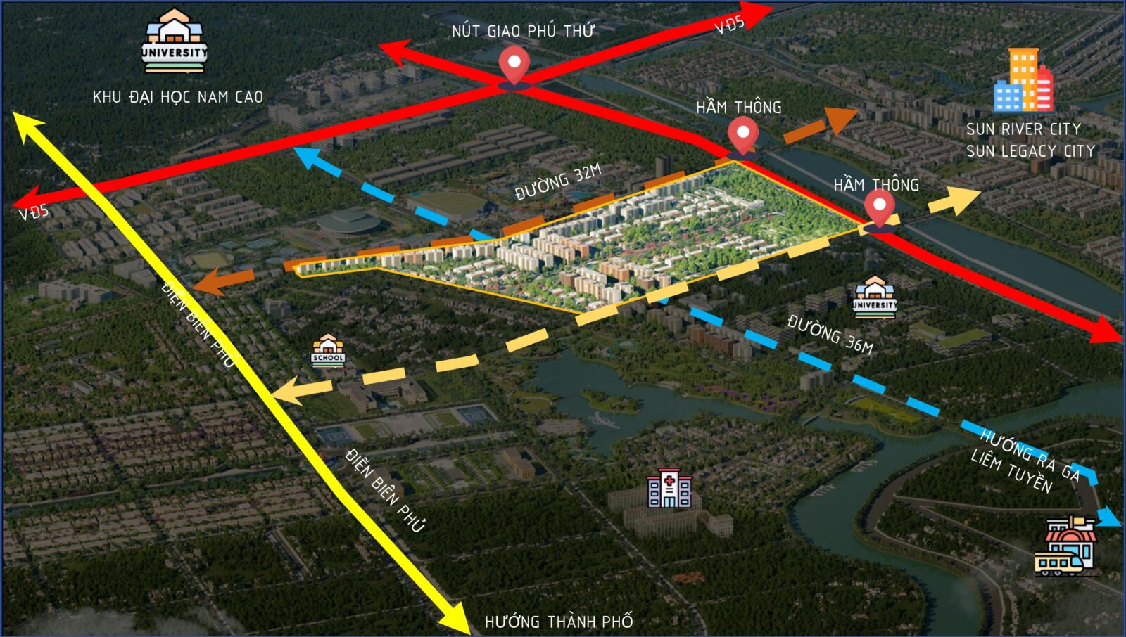 Vị trí chiến lược – Tâm điểm giá trị