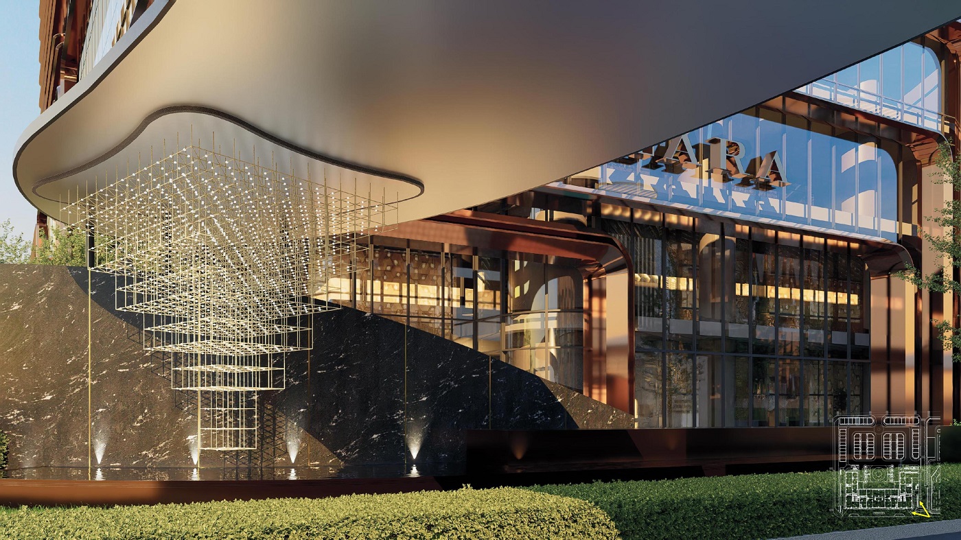 Cổng chào tại dự án Rivea Residences