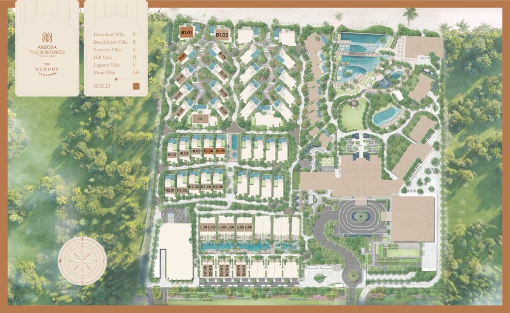 Mặt bằng dự án tham khảo 