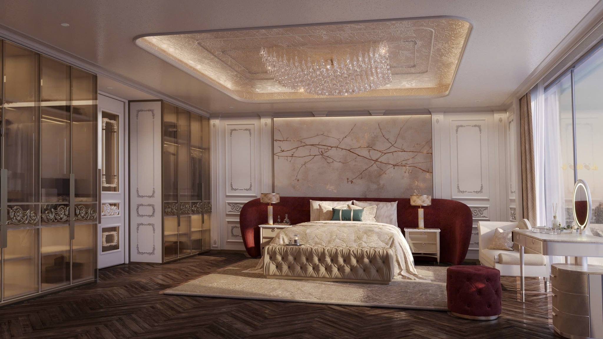 Phối cảnh nội thất Duplex dự án Rivea Residences