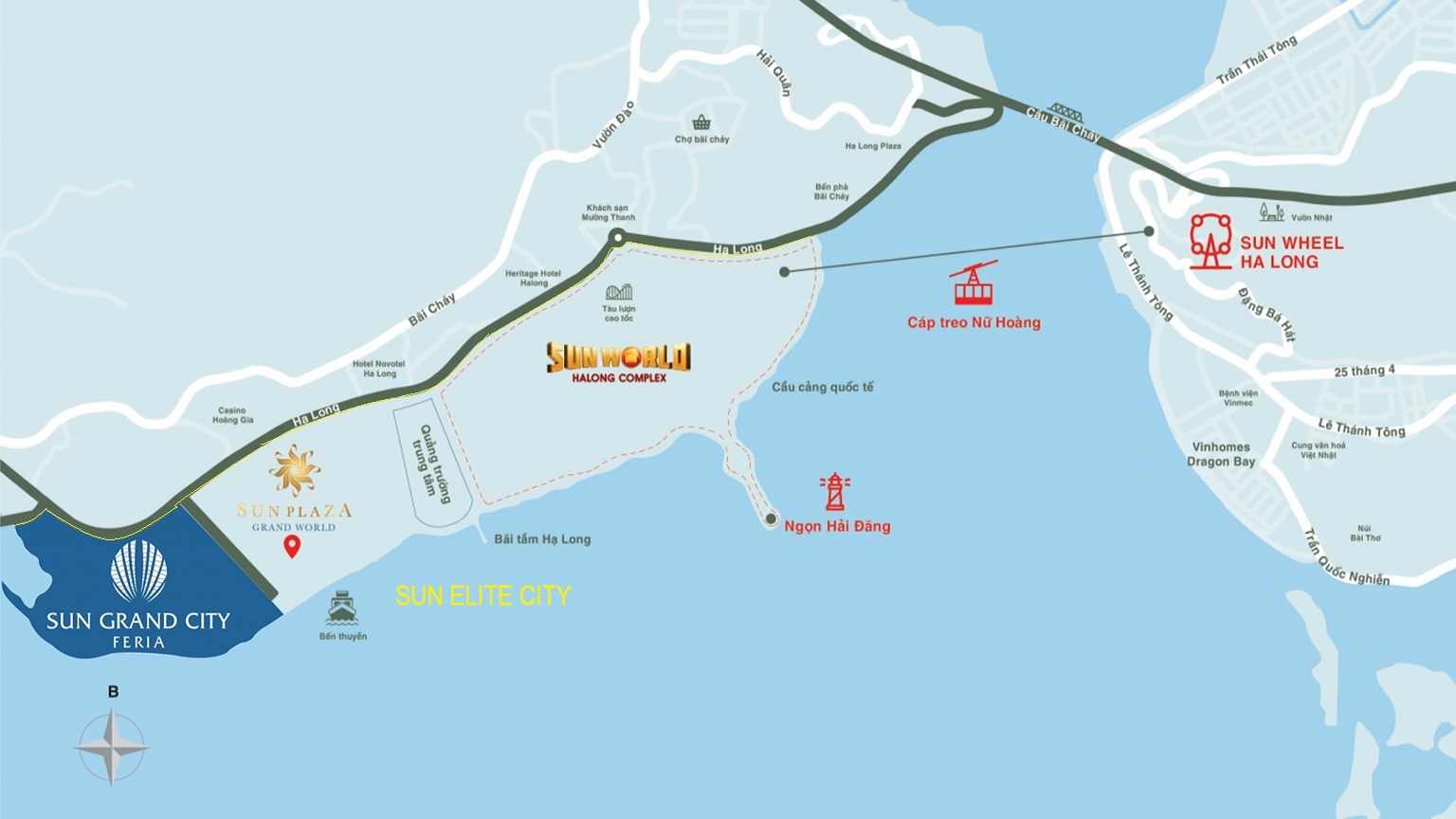 Vị trí Sun Elite City